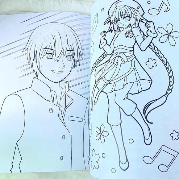 Manga coloring Book - Picture 3 of 4